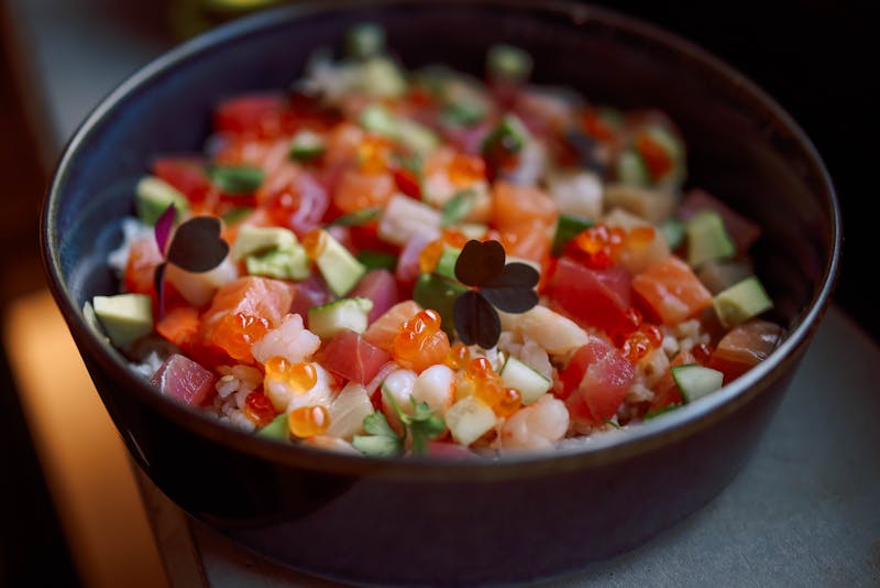 Grilled Salmon Bowl at Costa Vida